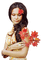 Kaz_Creations Woman Femme Autumn - kostenlos png Animiertes GIF