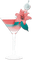 soave deo summer cocktail fruit flowers  pink teal - zadarmo png animovaný GIF