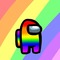 Rainbow Among Us - Бесплатный анимированный гифка