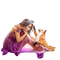 queen with fox by nataliplus - png gratis GIF animado