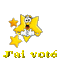 JAI VOTE - GIF animado grátis Gif Animado