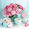 soave background animated  coffee flowers - Gratis animerad GIF animerad GIF