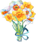 soave deco flowers spring daffodils  bouquet green - PNG gratuit GIF animé