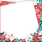 soave frame vintage christmas winter paper flowers - δωρεάν png κινούμενο GIF