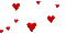Floating hearts - Kostenlose animierte GIFs