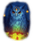 Rena Fantasy Owl Eule Art Kunst blue - Free PNG Animated GIF