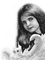 Y.A.M._Fantasy Winter girl black-white - безплатен png анимиран GIF