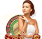 Kaz_Creations Women Woman Femme Redhead Red Head Roulette Gambling Gamble - безплатен png анимиран GIF