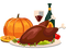 Thanksgiving Turkey Dinner - бесплатно png анимированный гифка