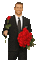 Kaz_Creations Man Homme Flowers Deco - Bezmaksas animēts GIF animēts GIF