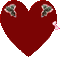 coeur hirondelle - GIF animate gratis GIF animata