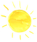 sun watercolour, yellow, Adam64 - PNG gratuit GIF animé