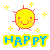 happy - Nemokamas animacinis gif animuotas GIF