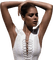 Woman White Brown - Bogusia - безплатен png анимиран GIF