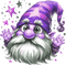 ♡§m3§♡ kawaii gnome purple funny image - gratis png animeret GIF