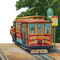 cable car vintage - Free PNG Animated GIF