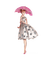 femme avec parapluie.Cheyenne63 - png gratuito GIF animata
