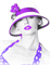 soave woman fashion summer hat vintage  black - Free PNG Animated GIF