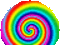 rainbow swirl - GIF เคลื่อนไหวฟรี GIF แบบเคลื่อนไหว