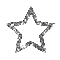 silver glitter star gif deco etoile - Бесплатный анимированный гифка анимированный гифка
