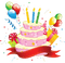 Gâteau d'anniversaire - zadarmo png animovaný GIF