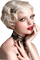Портрет блондинки - gratis png geanimeerde GIF