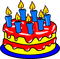 birthday cake - PNG gratuit GIF animé