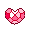 January Birthstone Garnet Heart - kostenlos png Animiertes GIF