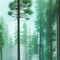 Mint Green Forest Background - png gratuito GIF animata