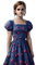 Emma Watson - Blueberry Dress - бесплатно png анимированный гифка