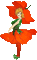 soave children girl vintage spring flowers poppy - Бесплатни анимирани ГИФ анимирани ГИФ