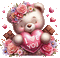 ♡§m3§♡ kawaii bear love animated red - Free animated GIF Animated GIF