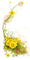Fleur.Flower.Deco.yellow.branche.branch.Victoriabea - Free PNG Animated GIF