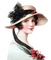 Mujer vintage - ilmainen png animoitu GIF