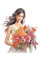 loly33 femme fleur printemps - δωρεάν png κινούμενο GIF