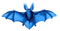 Gothic Blue Bat png - Free PNG Animated GIF