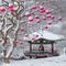 Korea winter background - gratis png geanimeerde GIF