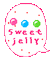 sweet jelly speech bubble cute pixel art text - Free animated GIF Animated GIF