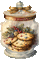 Christmas cookies, jar, vintage, pot - Безплатен анимиран GIF анимиран GIF