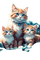 Cat painting - 免费动画 GIF