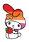 Lesbian My Melody - Free PNG Animated GIF