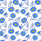 Blue Daisies Background