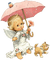dolceluna baby angel umbrella vintage - gratis png geanimeerde GIF