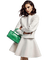 Woman White Brown Green - Bogusia - δωρεάν png κινούμενο GIF