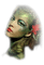 femme paon - бесплатно png анимированный гифка