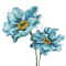 fleur bleues - PNG gratuit GIF animé
