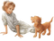 girl-dog-minou52 - бесплатно png анимированный гифка