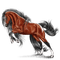 brown stallion - безплатен png анимиран GIF
