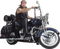 Kaz_Creations Man Homme On Motorcycle Motorbike - Free PNG Animated GIF