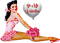 Valentine Woman - PNG gratuit GIF animé